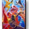 Power Rangers Illustration Paint By Number
