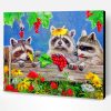 Raccoons Animals Paint By Number
