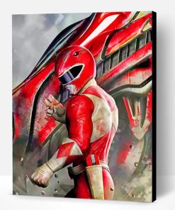 Red Ranger Paint By Number
