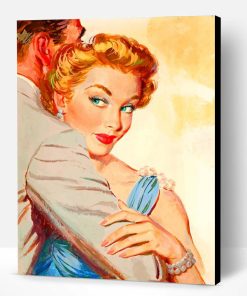 Retro Couple Paint By Number