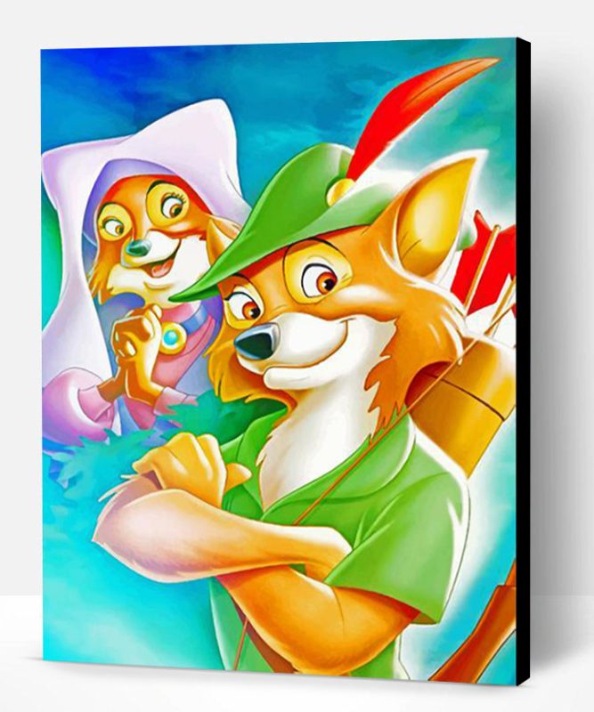 Robin Hood And Lady Marian Paint By Number