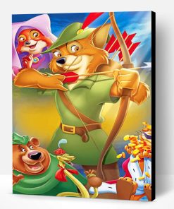 Robin Hood Disney Paint By Number