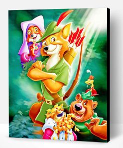 Robin Hood Walt Disney Paint By Number