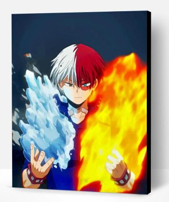 Shoto Todorki Anime Paint By Number