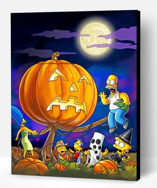 Simpsons Treehouse Of Horror Paint By Number