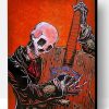 Skeleton Guitarist Paint By Number