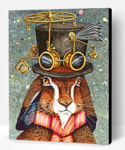 Steampunk Rabbit Paint By Number