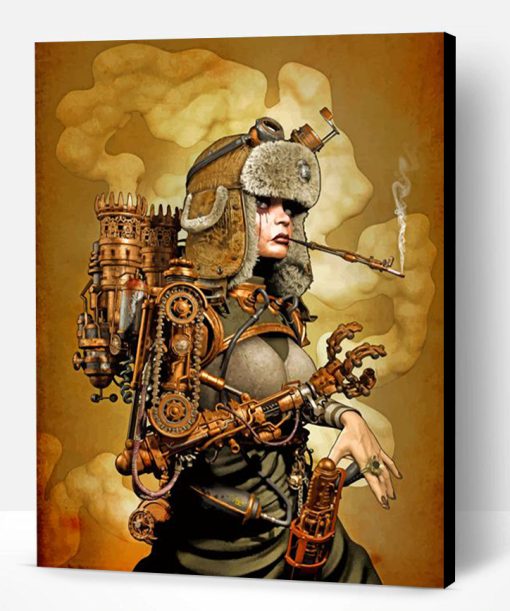 Steampunk Woman Paint By Number