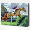 Steeplechase Horse Paint By Number
