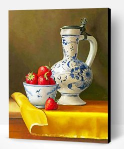 Strawberries Still Life Paint By Number