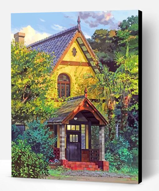 Studio Ghibli House Paint By Number