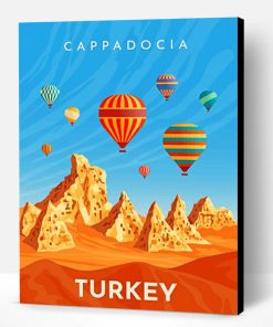 Turkey Illustration Paint By Number