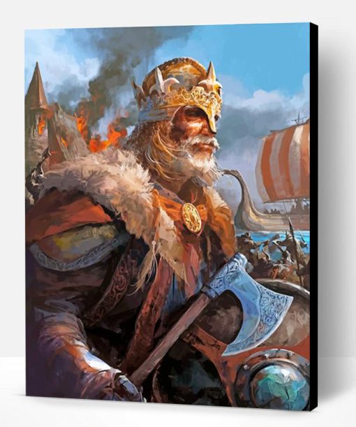 Viking Warrior King Paint By Number