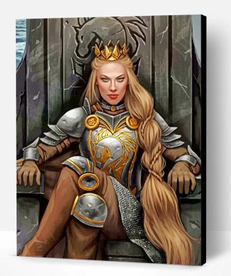 Warrior Queen Art Paint By Number