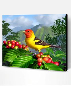 Western Tanager Paint By Number