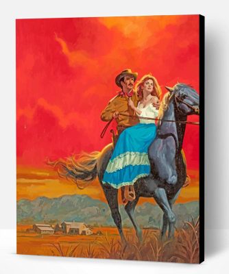 Wild West Couple Paint By Number