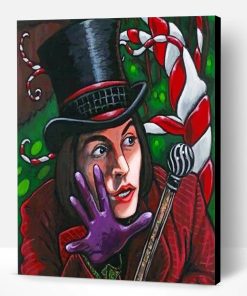 Willy Wonka Paint By Number