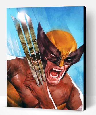 Wolverine Illustration Paint By Number