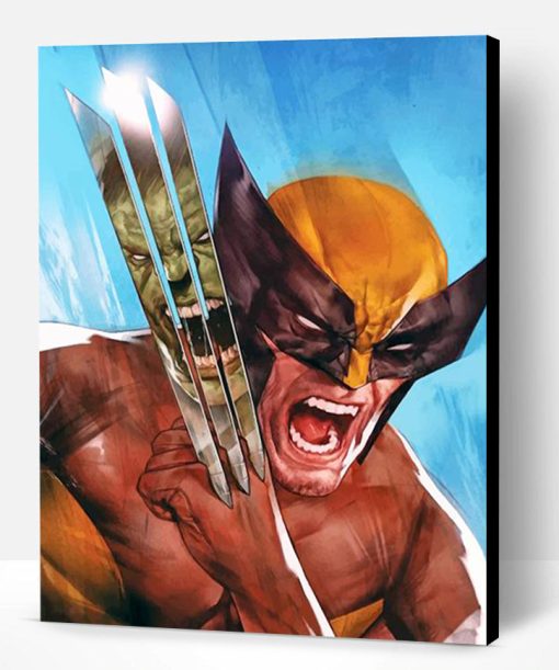 Wolverine Illustration Paint By Number