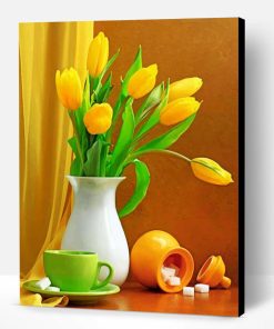 Yellow Tulips Paint By Number