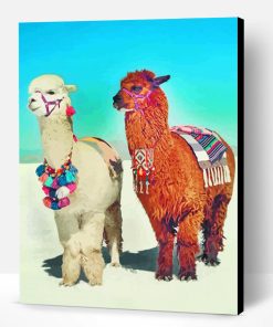 Aesthetic Llamas Paint By Number