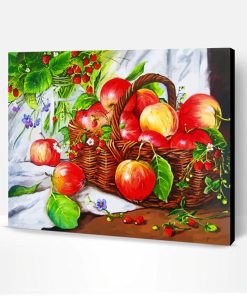 Apples Basket Still Life Paint By Number