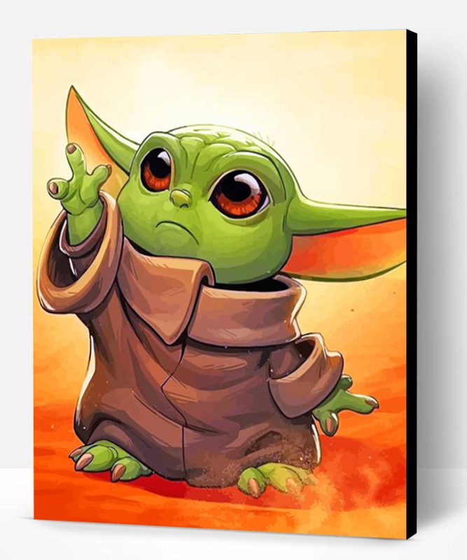 Baby Yoda Paint By Number
