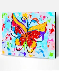 Colorful Butterfly Art Paint By Number