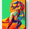 Colorful Dinosaur Paint By Number