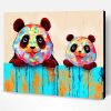 Colorful Pandas Paint By Number