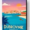 Croatia Poster Paint By Number