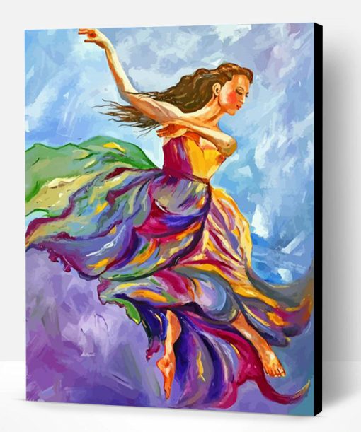 Dancing Woman Art Paint By Number