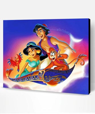 Disney Aladdin Paint By Number