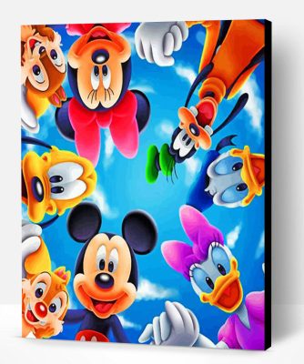 Disney Friends Paint By Number