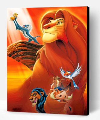 Disney Lion King Paint By Number