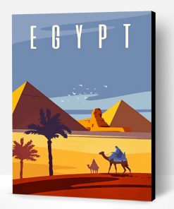 Egypt Pyramids Paint By Number