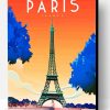 Eiffel Tower Illustration Paint By Number
