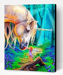 Fairy And Unicorn Paint By Number