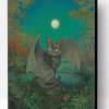 Fantasy Bat Cat Paint By Number