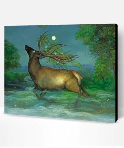 Fantasy Elk Paint By Number