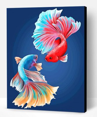 Fighter Fish Paint By Number