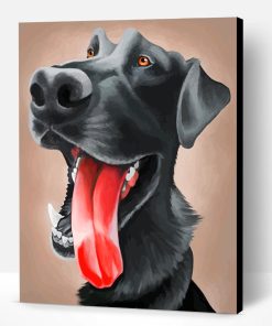 Funny Labrador Dog Paint By Number