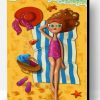 Girl In Beach Paint By Number