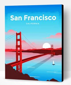 Golden Gate Bridge Paint By Number