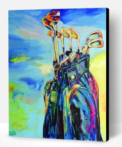 Golf Bag Paint By Number