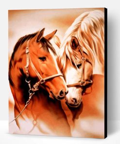 Horse Couple Paint By Number