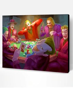 Joker Playing Poker Paint By Number