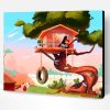 Kid In Tree House Paint By Number
