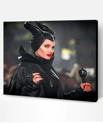 Maleficent Angelina Jolie Paint By Number