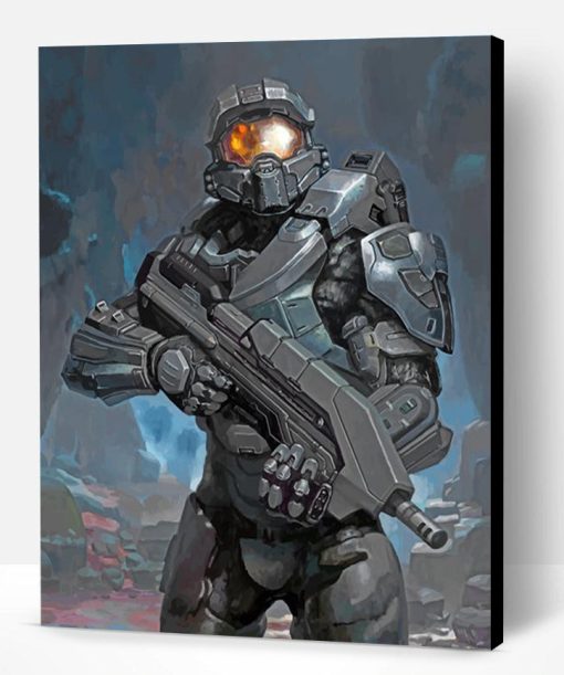 Master Chief Halo Paint By Number